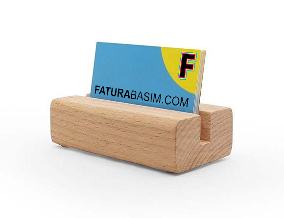 Ahşap Kartvizitlik