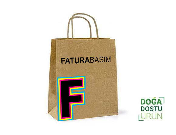 Burgu Saplı Kağıt Poşet / Çanta
