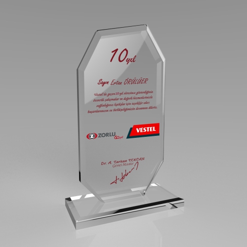 KRİSTAL PLAKET ESK 013