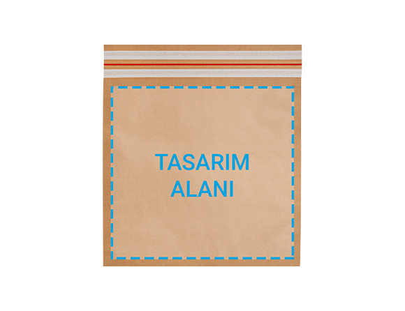 Baskılı Çift Bantlı Kraft Kargo Zarfı