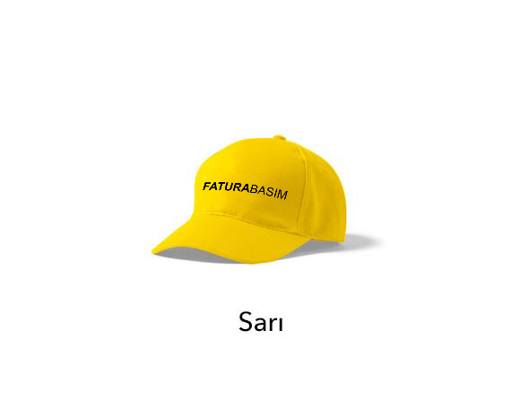 Şapka Baskı - Gabardin
