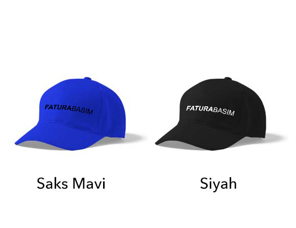 Şapka Baskı - Gabardin